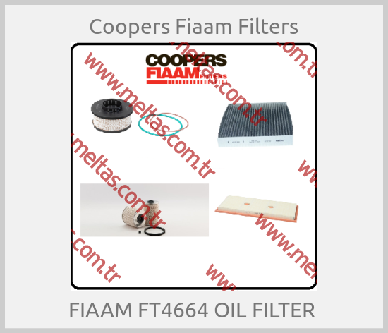 Coopers Fiaam Filters - FIAAM FT4664 OIL FILTER 
