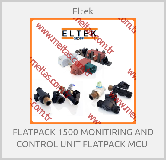 Eltek - FLATPACK 1500 MONITIRING AND CONTROL UNIT FLATPACK MCU 