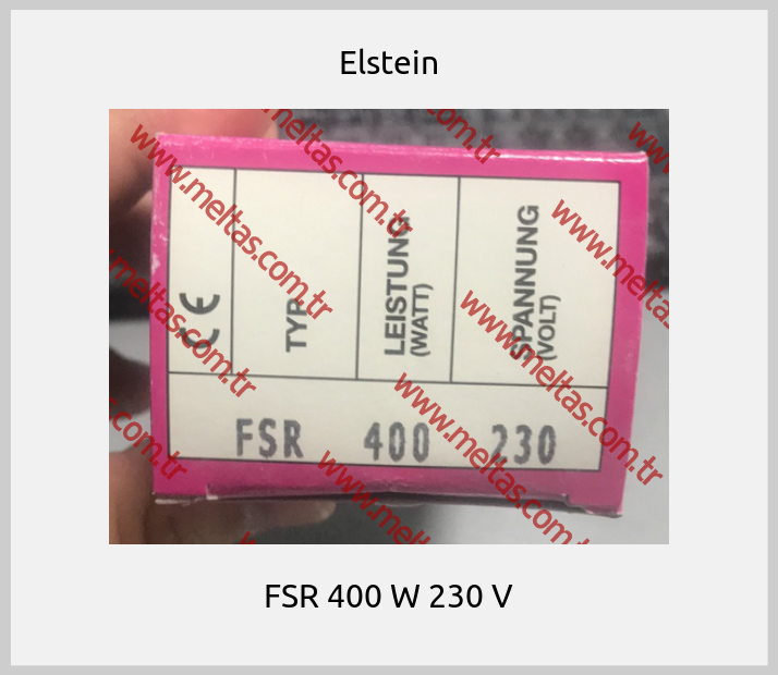 Elstein - FSR 400 W 230 V