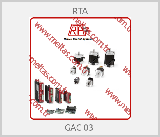 RTA - GAC 03 