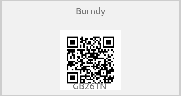 Burndy - GB26TN 