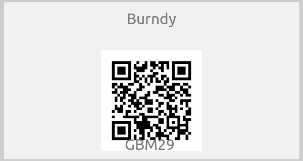 Burndy - GBM29 