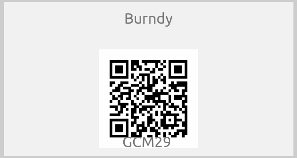 Burndy - GCM29 