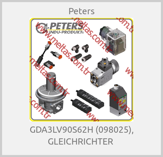 Peters - GDA3LV90S62H (098025), GLEICHRICHTER 