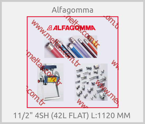 Alfagomma - 11/2" 4SH (42L FLAT) L:1120 MM 