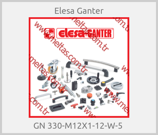 Elesa Ganter - GN 330-M12X1-12-W-5 