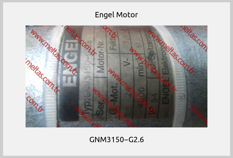 Engel Motor - GNM3150−G2.6
