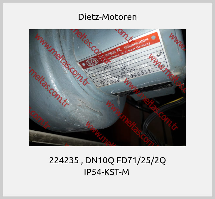 Dietz-Motoren - 224235 , DN10Q FD71/25/2Q IP54-KST-M 