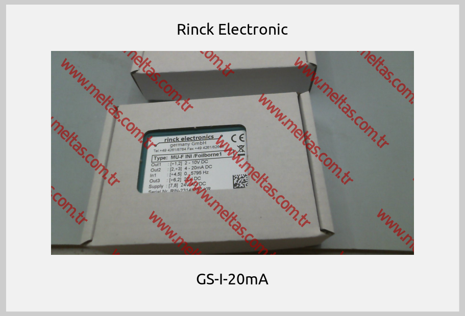 Rinck Electronic - GS-I-20mA
