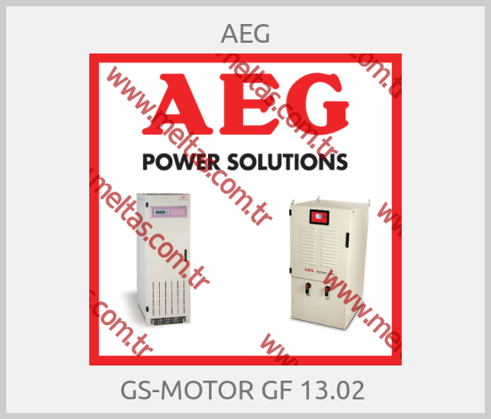 AEG - GS-MOTOR GF 13.02 
