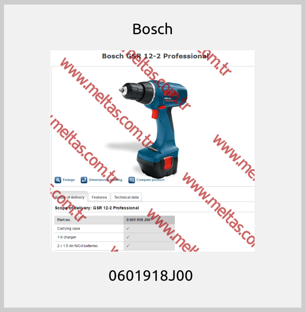 Bosch - 0601918J00 