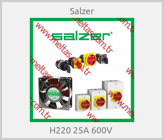 Salzer-H220 25A 600V 