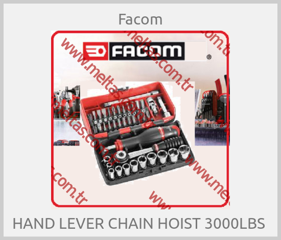Facom - HAND LEVER CHAIN HOIST 3000LBS 