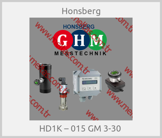 Honsberg - HD1K – 015 GM 3-30 