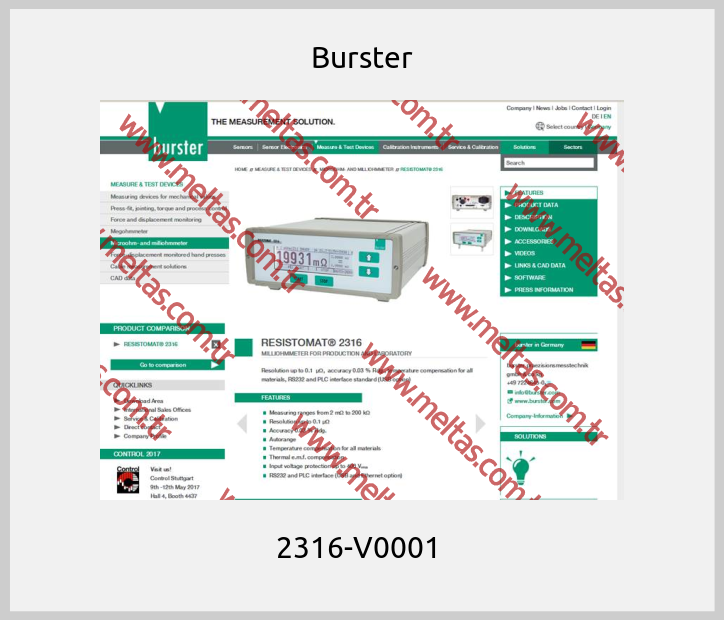 Burster - 2316-V0001 