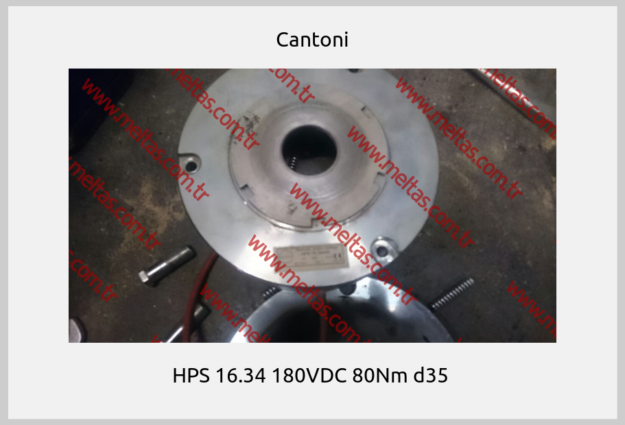 Cantoni- HPS 16.34 180VDC 80Nm d35 