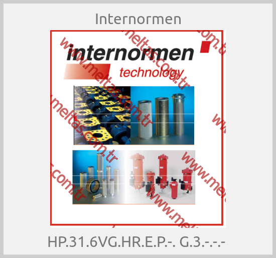 Internormen - HP.31.6VG.HR.E.P.-. G.3.-.-.- 