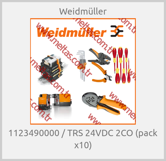 Weidmüller - 1123490000 / TRS 24VDC 2CO (pack x10)