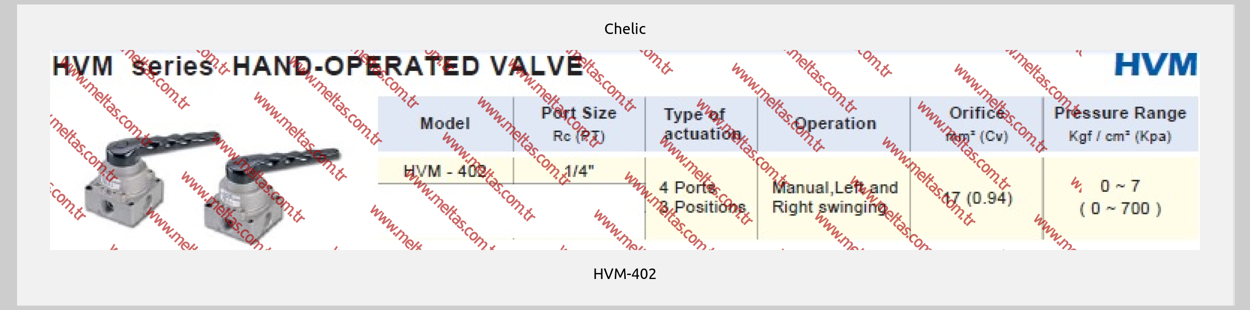 Chelic-HVM-402