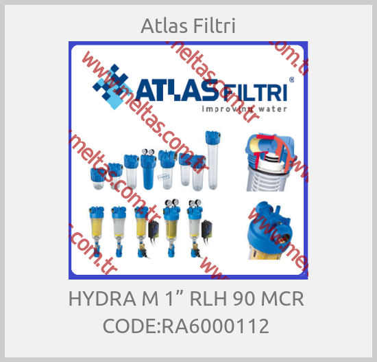 Atlas Filtri - HYDRA M 1” RLH 90 MCR  CODE:RA6000112 