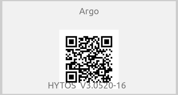 Argo - HYTOS  V3.0520-16  