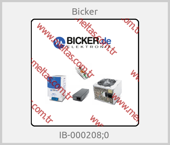 Bicker - IB-000208;0 