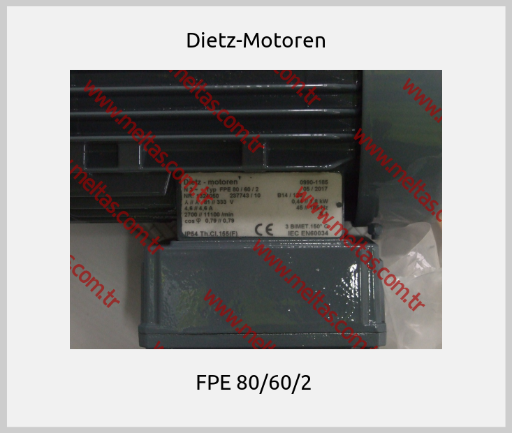 Dietz-Motoren - FPE 80/60/2 