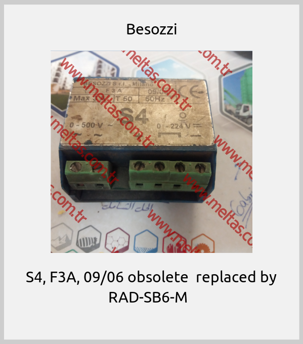 Besozzi-S4, F3A, 09/06 obsolete  replaced by RAD-SB6-M  