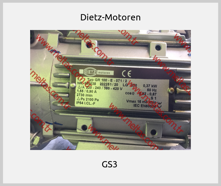 Dietz-Motoren - GS3 