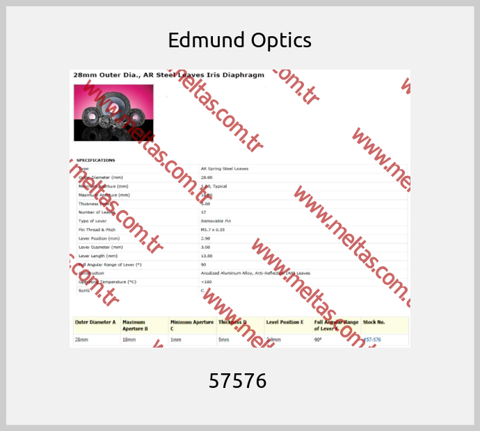 Edmund Optics - 57576 