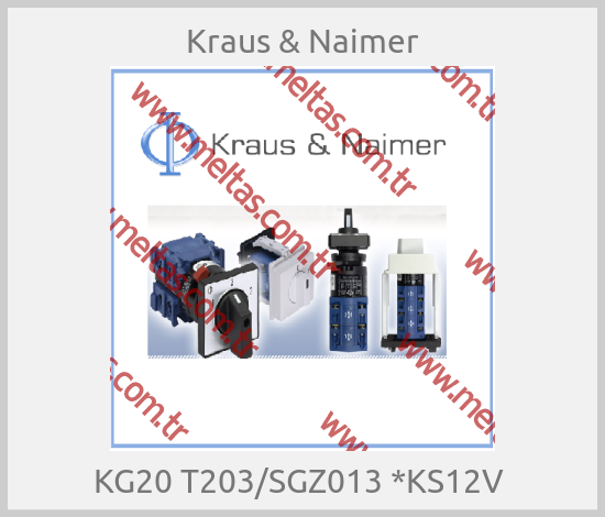 Kraus & Naimer - KG20 T203/SGZ013 *KS12V 