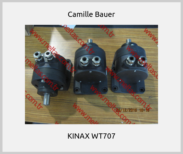 Camille Bauer - KINAX WT707