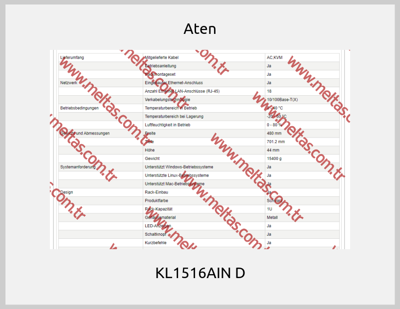Aten-KL1516AIN D