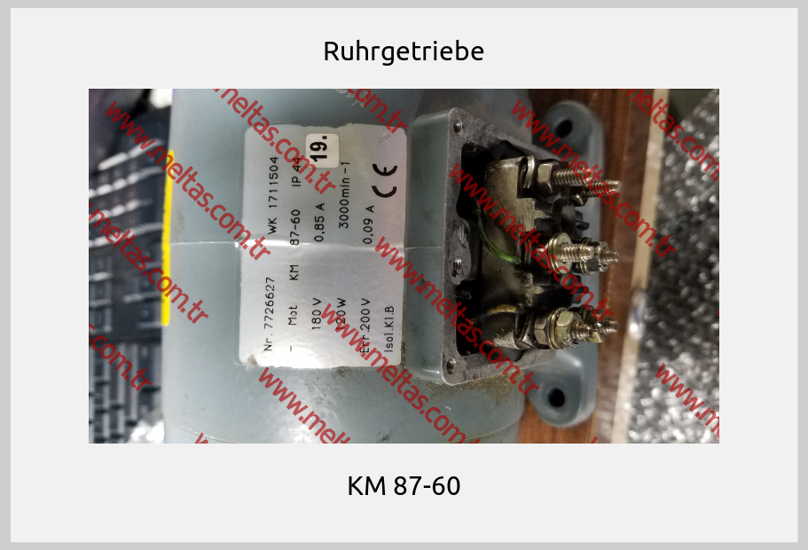 Ruhrgetriebe - KM 87-60