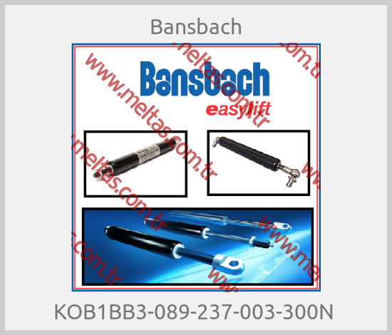 Bansbach - KOB1BB3-089-237-003-300N 