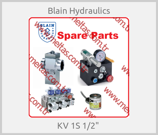 Blain Hydraulics-KV 1S 1/2" 