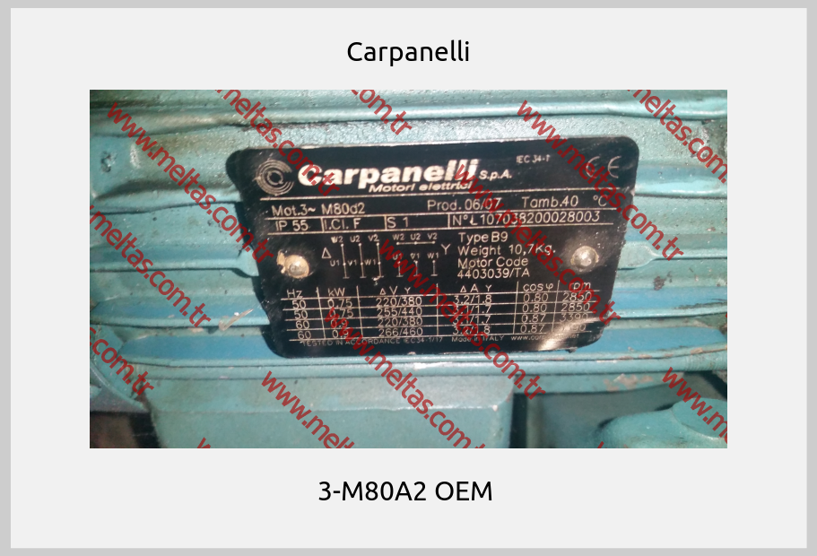 Carpanelli- 3-M80A2 OEM 
