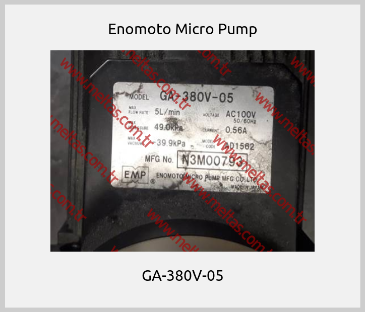Enomoto Micro Pump - GA-380V-05