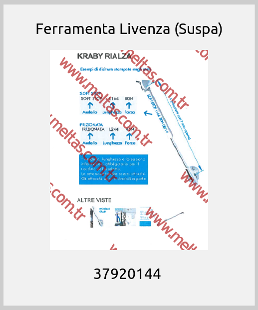 Ferramenta Livenza (Suspa) - 37920144 