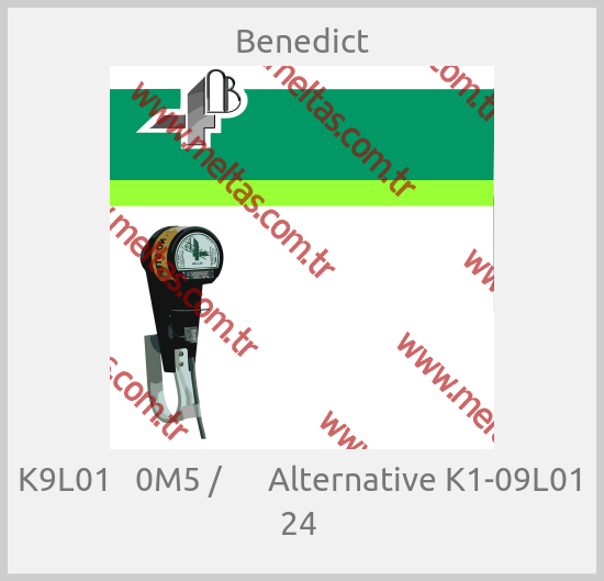 Benedict - K9L01   0M5 /      Alternative K1-09L01 24 