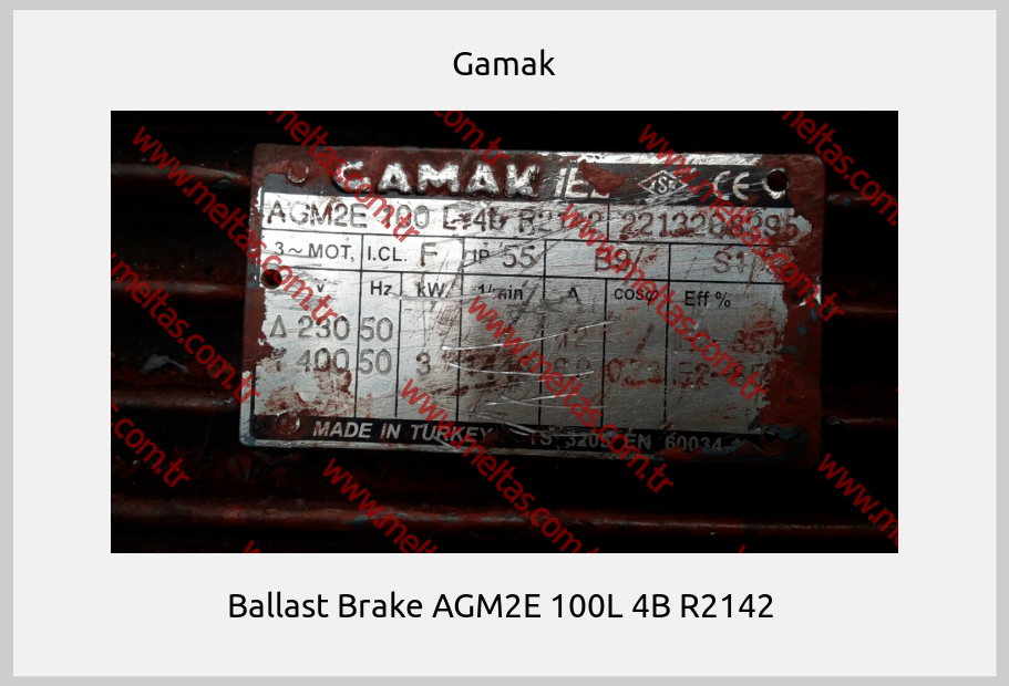 Gamak - Ballast Brake AGM2E 100L 4B R2142 