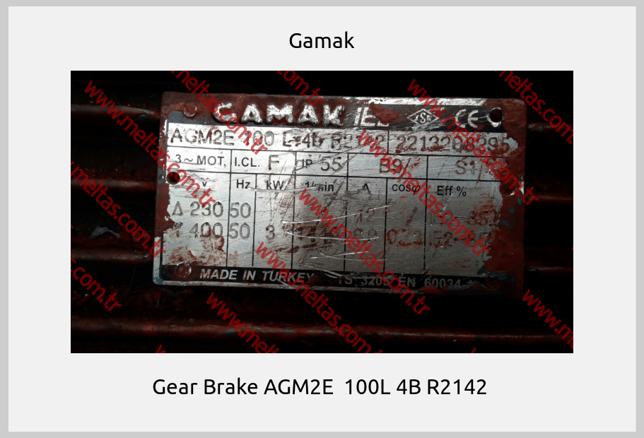 Gamak-Gear Brake AGM2E  100L 4B R2142 