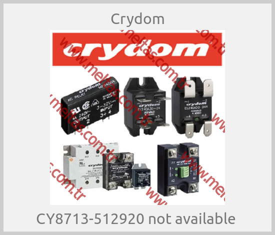 Crydom - CY8713-512920 not available 