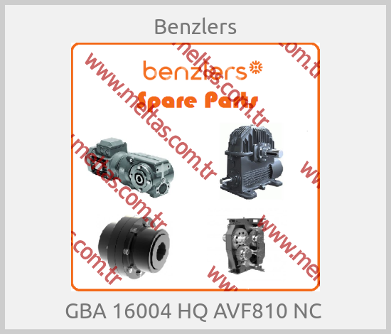 Benzlers-GBA 16004 HQ AVF810 NC 