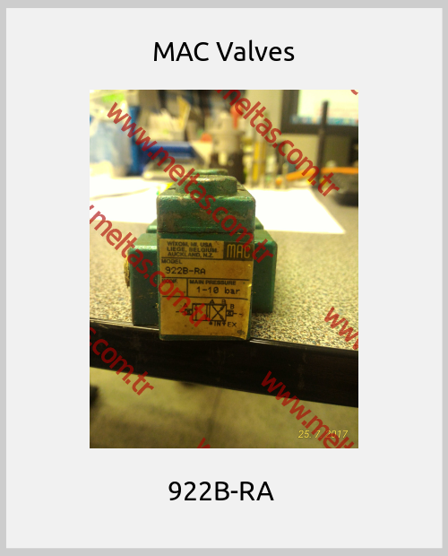 МAC Valves - 922B-RA 