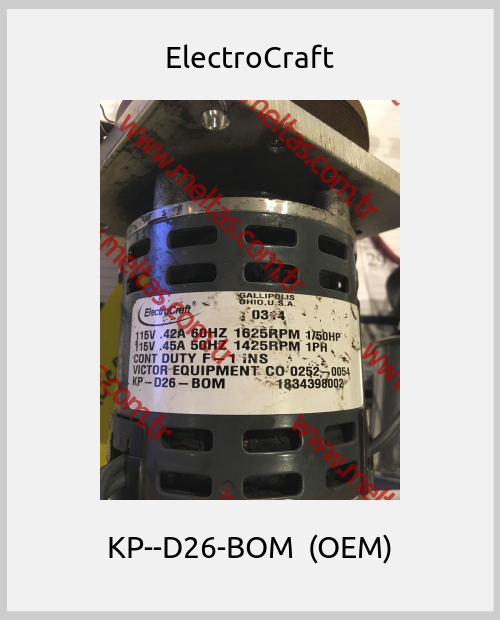 ElectroCraft - KP--D26-BOM  (OEM)