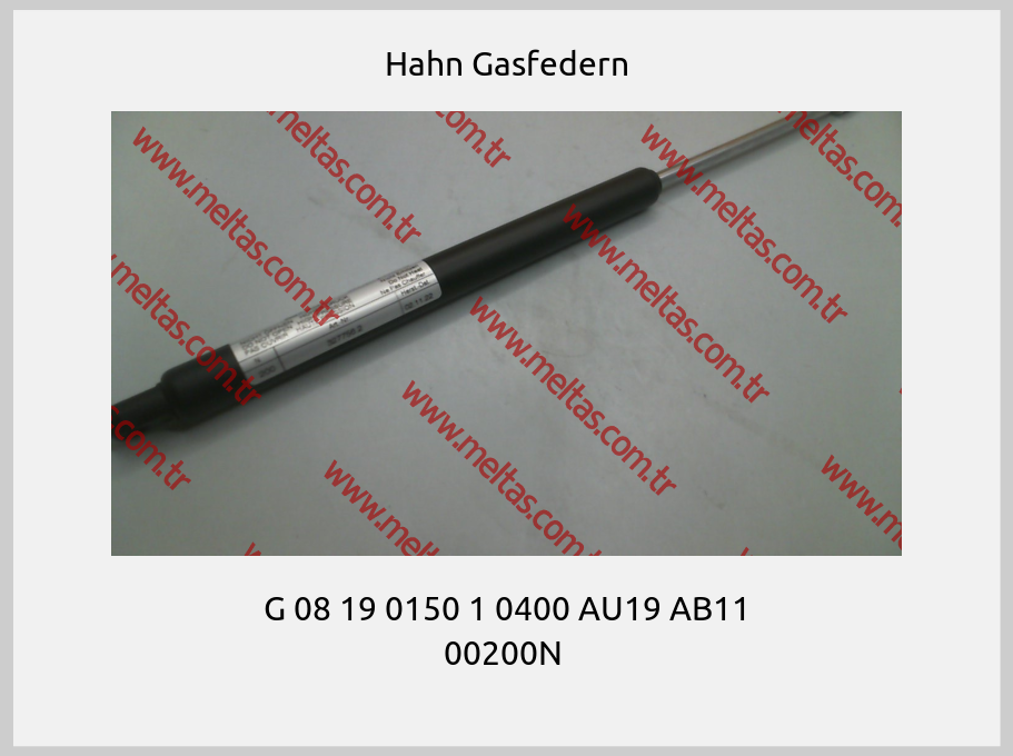 Hahn Gasfedern - G 08 19 0150 1 0400 AU19 AB11 00200N 