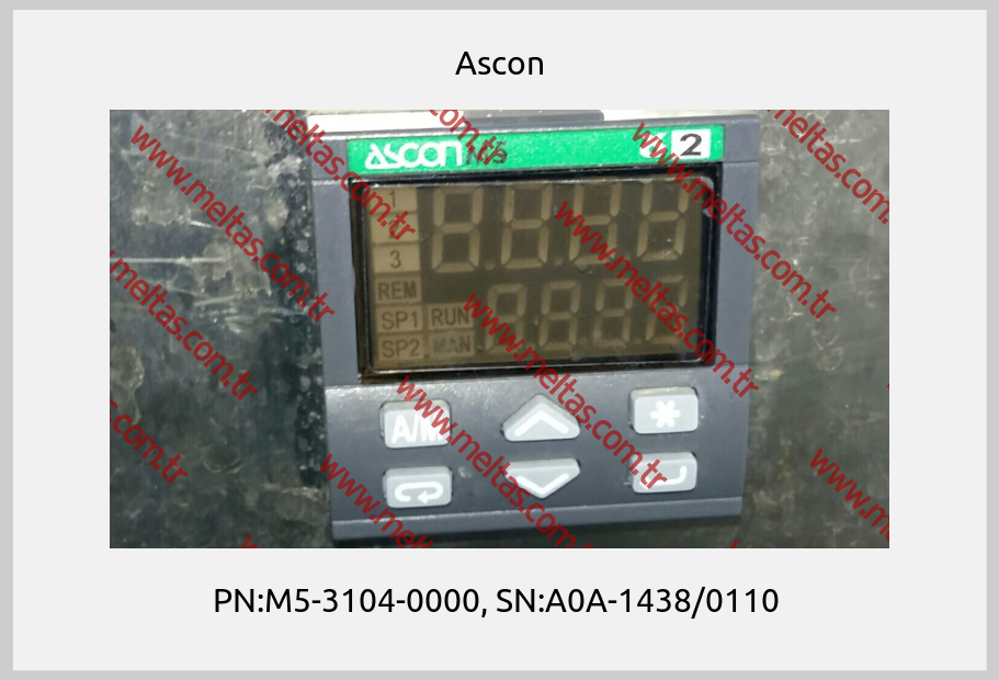 Ascon - PN:M5-3104-0000, SN:A0A-1438/0110 