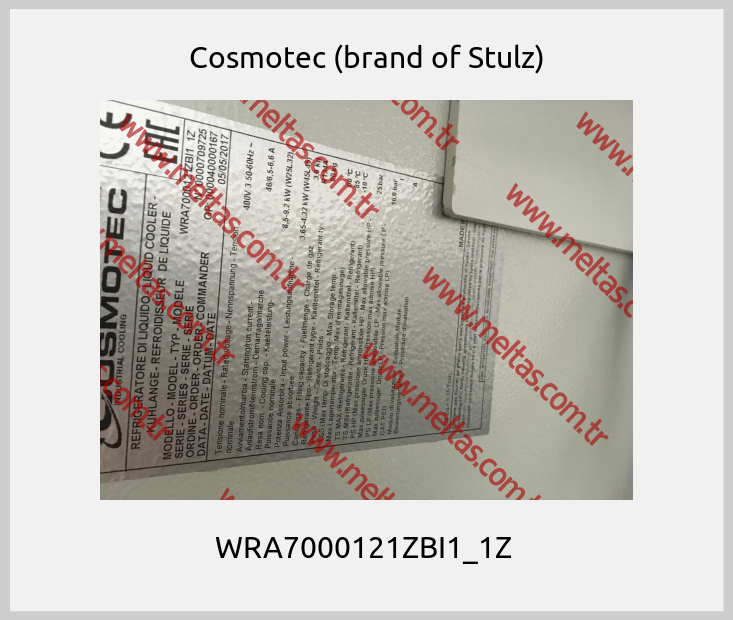 Cosmotec (brand of Stulz) - WRA7000121ZBI1_1Z 