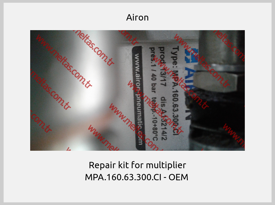 Airon-Repair kit for multiplier MPA.160.63.300.CI - OEM 